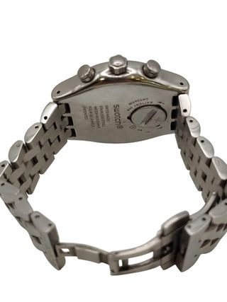 RELOJ DE CUARZO SWATCH SWISS FOUR 4 JEWELS CRONOGRAFO ESFERA AZUL