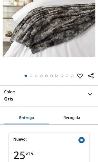 Coperta coccolosa in pelle sintetica Amazon Basics 150