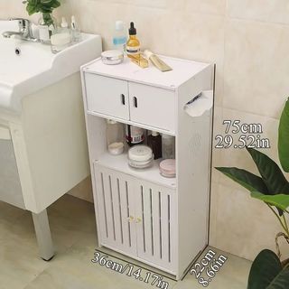 Mobiletto bagno bianco