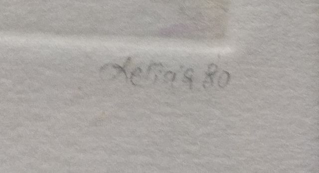 Litografía El Camino Firmada y Numerada