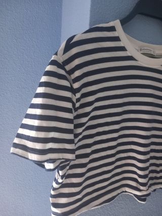 Camiseta rayas Stradivarius Talla S