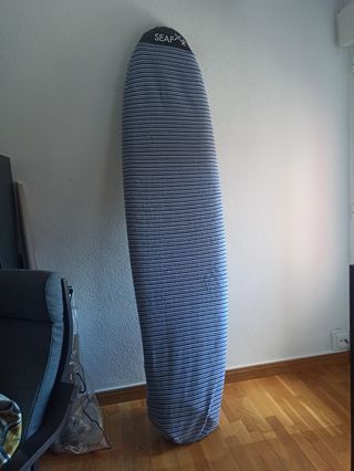 Tabla de surf 7', invento y funda