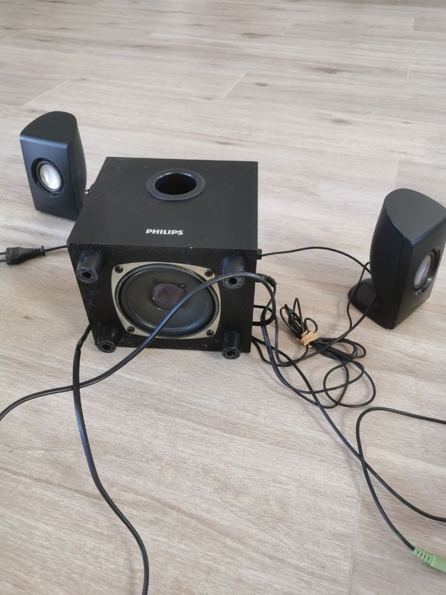 Altavoces Philips Negro