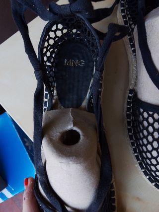 Sandalias MNG atadas al tobillo Talla 39