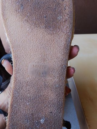 Sandalias MNG atadas al tobillo Talla 39