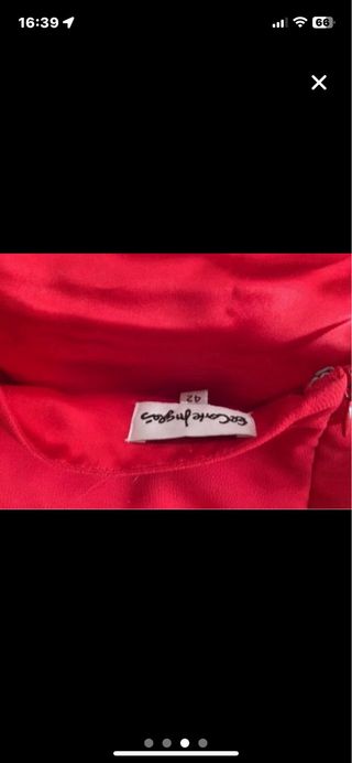 Vestido rojo de fiesta