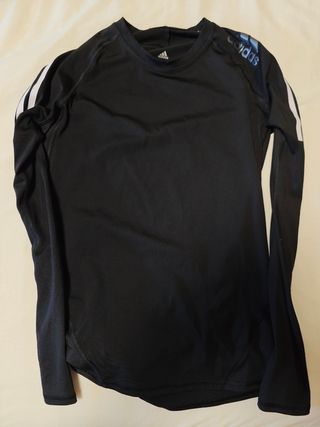 Camiseta Larga Adidas Negra