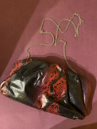Bolso de fiesta piel serpiente