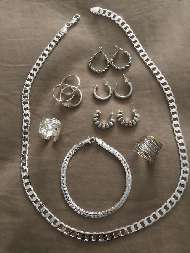 Set di gioielli in argento