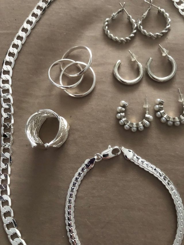 Set di gioielli in argento