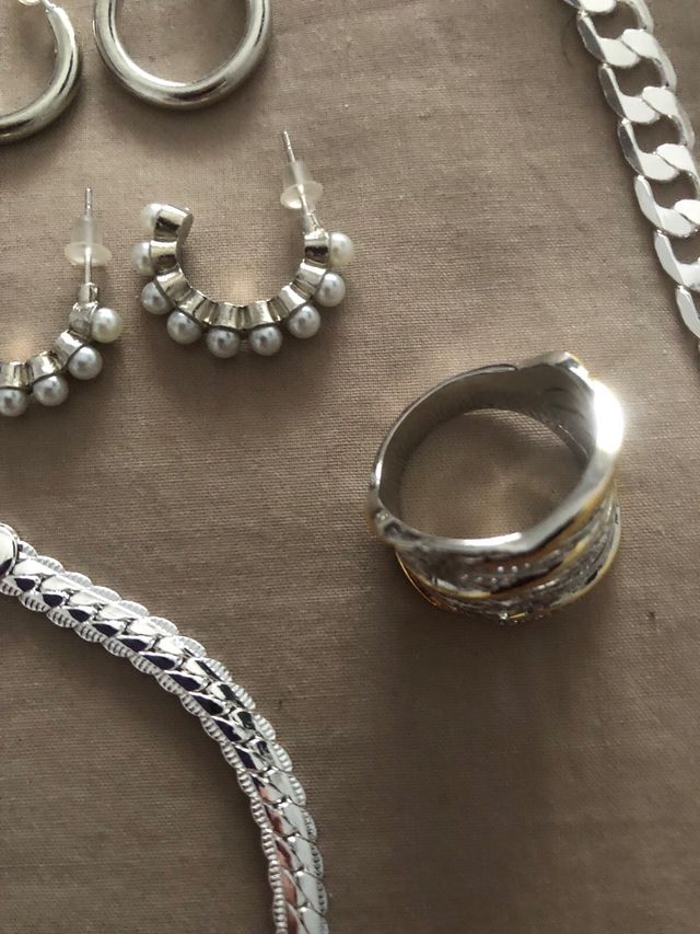 Set di gioielli in argento