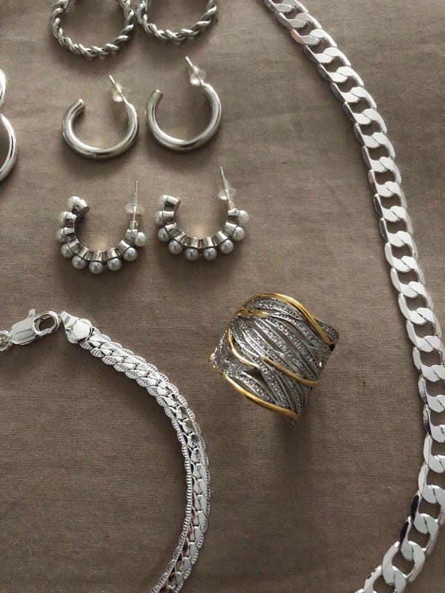 Set di gioielli in argento