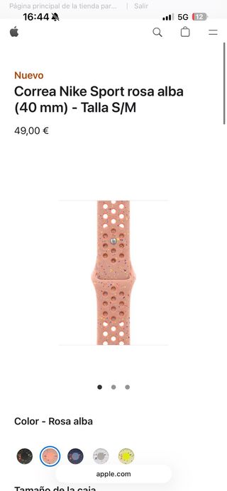 Correa Apple Watch Multicolor Rosa