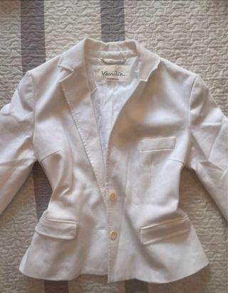 Blazer Blanco Vanilia Elements Talla S-M
