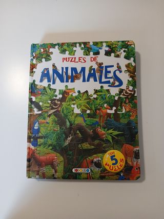 Libro Puzles de animales (Libro Puzles de 24 pieza