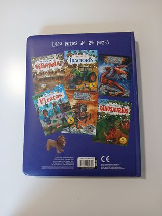 Libro Puzles de animales (Libro Puzles de 24 pieza