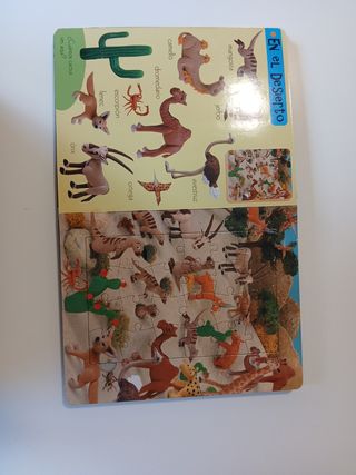 Libro Puzles de animales (Libro Puzles de 24 pieza
