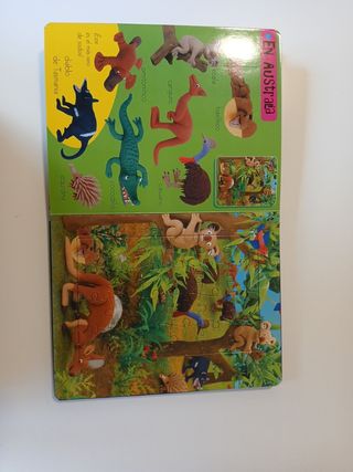 Libro Puzles de animales (Libro Puzles de 24 pieza