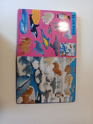 Libro Puzles de animales (Libro Puzles de 24 pieza