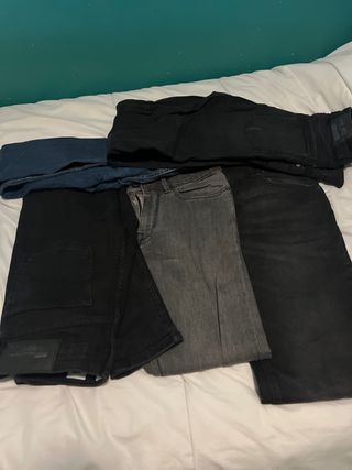 Pack 3 Pantalones Vaqueros