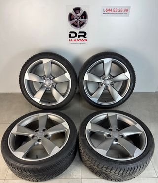 LLANTAS AUDI 18 ROTOR A3 ORIGINALES CON NEUMÁTICOS