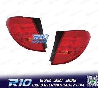 PILOTOS PARA OPEL MERIVA 10-13 ROJO