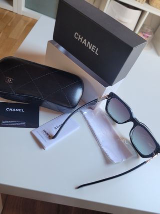 Gafas de sol inspiración chanel azul oscuro