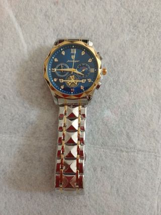 Reloj Poedagar Azul y Dorado