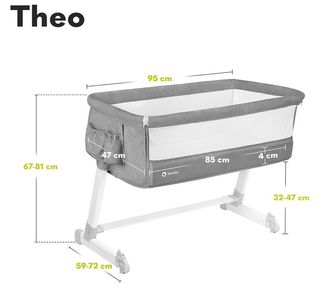 Cuna de viaje Lionelo Theo Plus