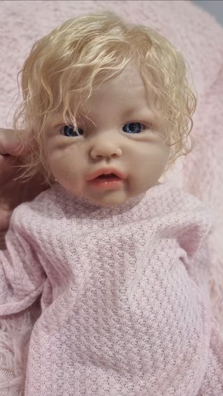 Bebé Reborn Silicona Blanda Platino