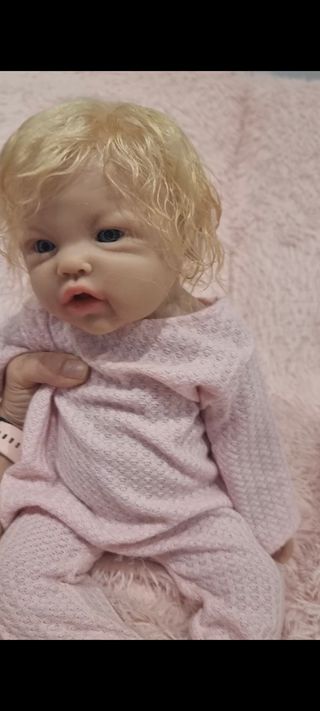 Bebé Reborn Silicona Blanda Platino