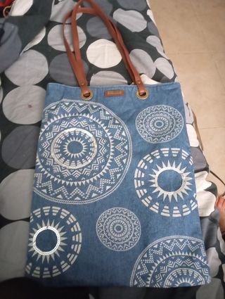 Bolso Desigual Azul Estampado