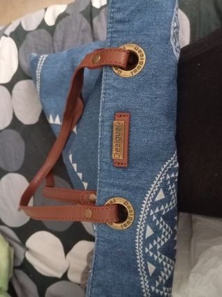Bolso Desigual Azul Estampado