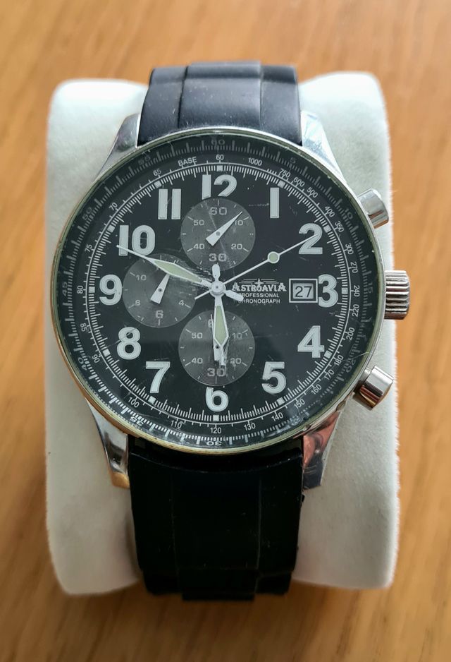 Relógio Astroavia Cronógrafo Militar Pilotos