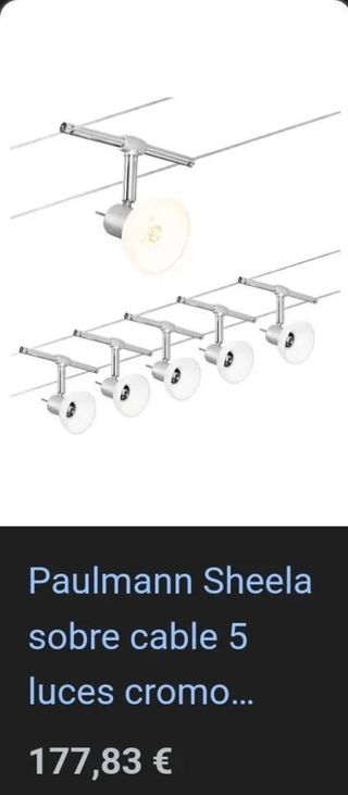 Lámparas con Sistema de Cableado, Corduo 15 un.
