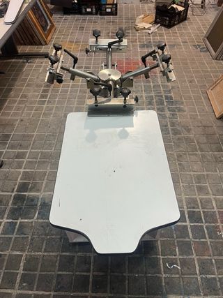 Pulpo y equipo de serigrafia 