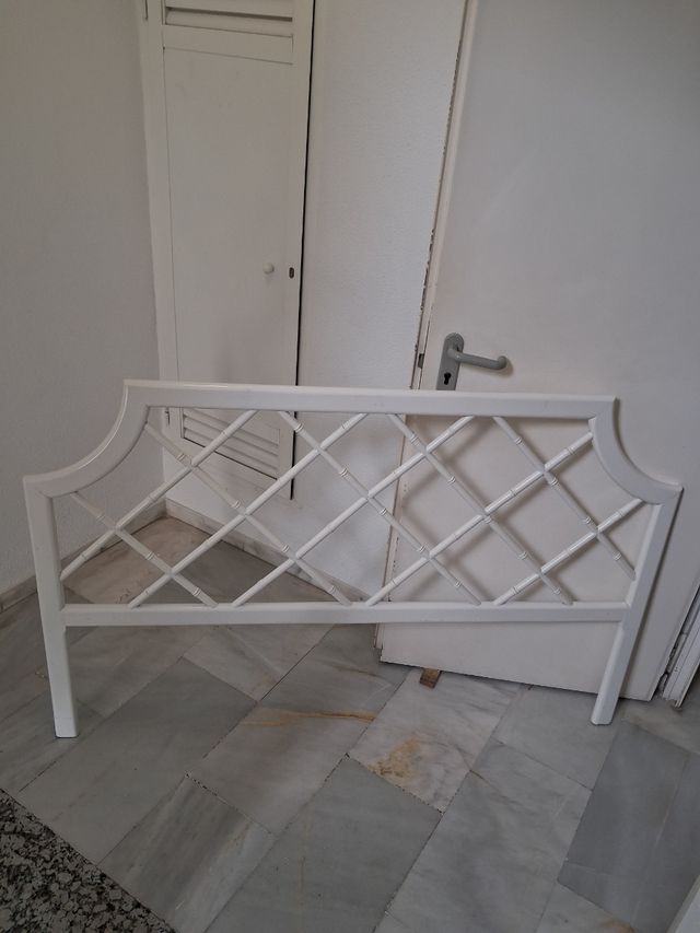 Cabecero Bambú Blanco 1'60cm