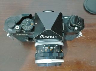 Canon F-1 Reflex + obiettivo 50mm f/1.8 FL