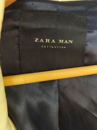 Gabardina Zara Hombre Amarilla