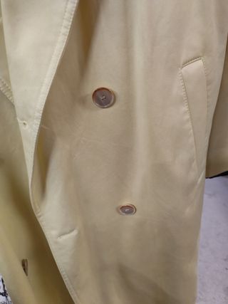 Gabardina Zara Hombre Amarilla