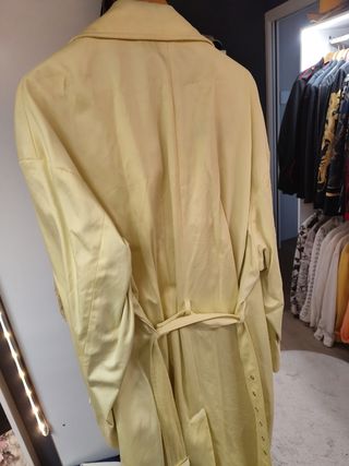 Gabardina Zara Hombre Amarilla