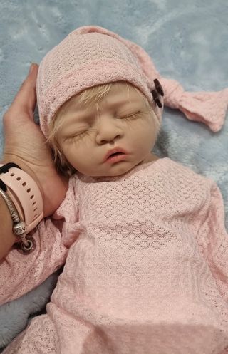 Bebé Reborn Silicona Blanda Platino
