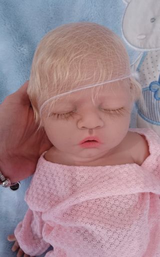 Bebé Reborn Silicona Blanda Platino