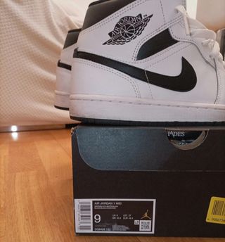 Nike Jordan Air 1 Mid Blancas Talla 42.5