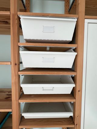 Cajones con balda Ivar Ikea