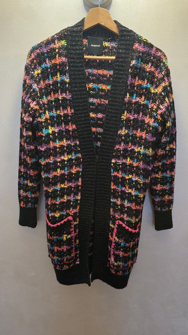 Cardigan lungo Desigual multicolor