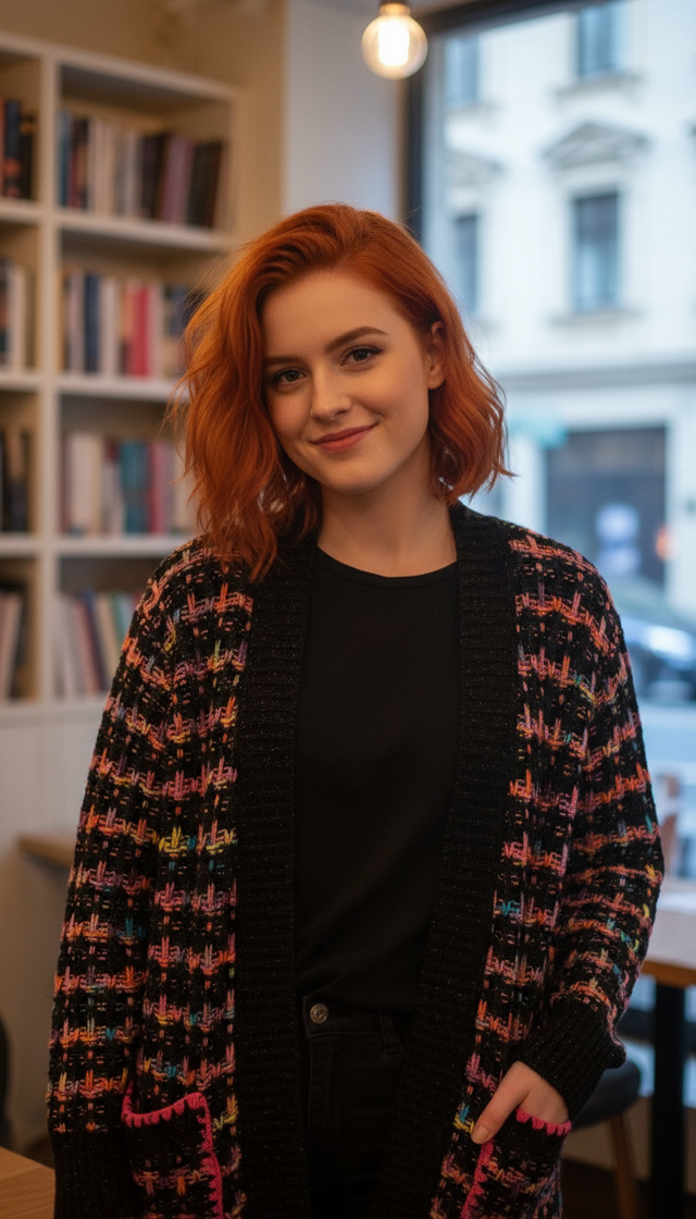 Cardigan lungo Desigual multicolor