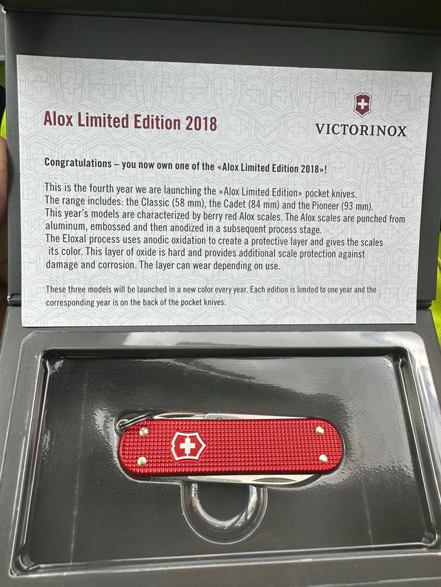 Navaja Victorinox Alox Limited Edition 2018