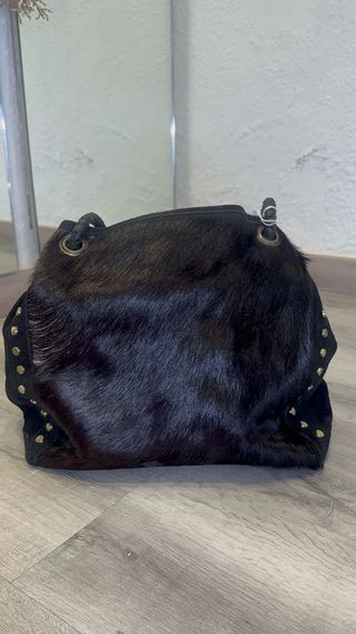 Bolso de fiesta con plumas