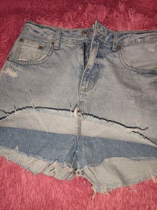 Falda pantalón vaquera Stradivarius